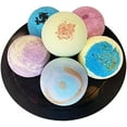 thumbnail image 2 of 6 Extra Large 5.2 oz. Hand Made Vegan Organic Bath Bomb Set Perfect for Spa Bath, 2 of 5