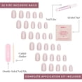 thumbnail image 4 of Uñas a presión Glamnetic Pure Intentions, brillantes, cortas y redondas, 4 of 6