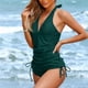 thumbnail image 1 of Traje de baño para mujer, bikini de tirantes sin espalda de color liso para mujer, trajes de baño para mujer, conjuntos de bikini para mujer, trajes de baño de bikini para mujer, 1 of 5