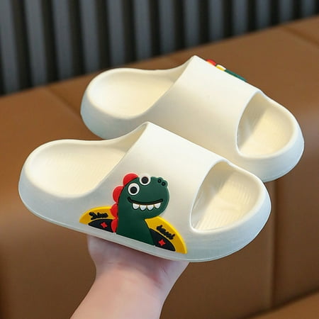 

lnmuld Toddler Slippers Toddler Slides Slipper Unisex Child Boys & Girls Slide Sandals for Kids Flip Flops Comfy Shower Slippers Beach Garden Shoes(Size:4-5)