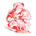 thumbnail image 3 of Vestido de gato, ropa para gatos para perros pequeños, disfraz de fiesta navideña, trajes con patrón de flores con pajarita, elegante disfraz para Rojo, 3 of 8