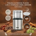 thumbnail image 2 of SPHERE Premium 2 in 1 Chopper & Grinder - Stainless Steel Kitchen Tool, 2 of 6