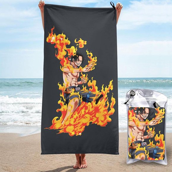 Oversized Super Absorbent Bath Towel Quick Dry Microfiber Beach Towel Ace One Piece Personalized Beach Towel for Women Men Adults Camping,Travel,Sports,Beach,Swimming