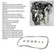 thumbnail image 4 of Engine Valve Cover Gasket 0249 F4 Rubber Cylinder Head Hood Seal Replacement for Citroen C3 Picasso C4 Grand Picasso, 4 of 5