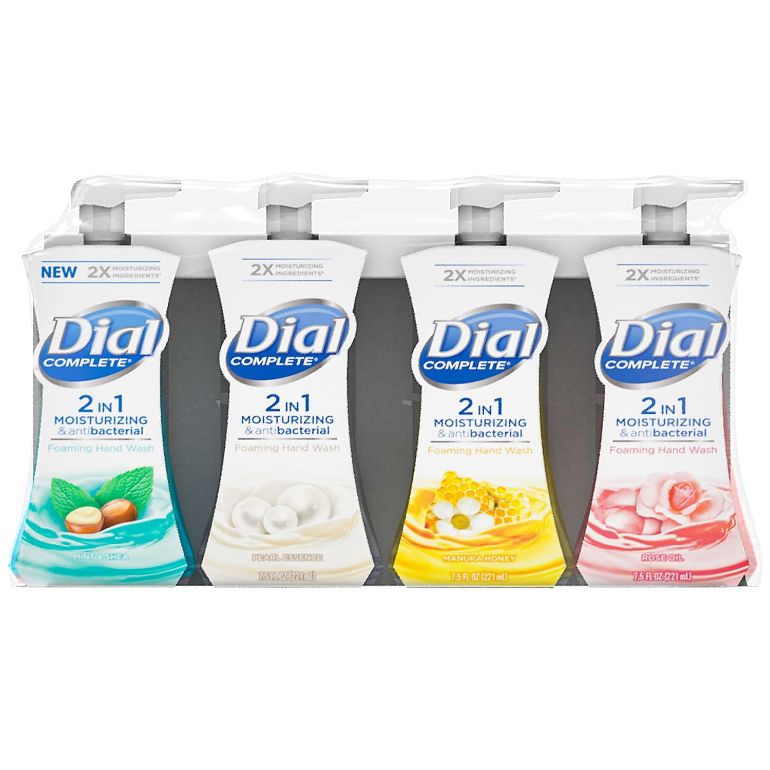 Dial Complete 2 in 1 Foaming Hand Wash (7.5 fl. oz., 4 pk.)