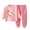 Light Pink, variant on Cute Pajamas Unisex Kids Pajamas Set Tee and Pant 2-Piece Pj Set for Girls Boys Sleepwear Loungewear Long Sleeve Pink Size,6-12 Months