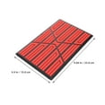 thumbnail image 2 of WHAMVOX 2Pcs Car Floor Mat Repair Patch Car Interior Parts Black PVC Anti-slip, 2 of 6