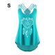 thumbnail image 5 of Qarigey Mujeres chaleco correa niñas Slim Tanktop banquete elegante camisola playa vacaciones hogar fiesta verano Top ropa Prendas para la parte del cuerpo Verde S Qarigey AP010602-13, 5 of 6
