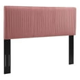 thumbnail image 2 of Eloise Channel Tufted Performance Velvet Full or Queen Headboard Dusty Rose, 2 of 7