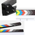 thumbnail image 5 of Acrylic Clapboard Slate Film Director Accessory ACTION Studio Camera Photography Video Slateboard-English Version, 5 of 5
