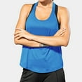 thumbnail image 2 of Camiseta sin mangas de yoga de color liso para mujer - Poliéster, secado rápido UPF50+, tiras reflectantes, camiseta deportiva con espalda nadadora, 2 of 4