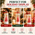 thumbnail image 6 of Recordable Christmas Tree Message in a Bottle Ornament,30-Second Voice Recording Keepsake with Snowy Mini Trees,Glass Holiday Decoration for Mantel(3PCS), Lazyguy, 6 of 9