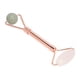 thumbnail image 1 of Rodillo facial de doble cabeza para aliviar las arrugas, herramienta portátil para masaje facial para cara, cuello, relajante, músculos corporales, 1 of 8