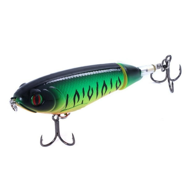 9cm/17g Whopper Popper Topwater Fishing Lure Artificial Hard Bait 3D