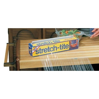 Stretch-Tite's Freeze-Tite Premium Plastic Freezer Wrap with Slide Cutter,  Self-Sealing and Thicker (315 sq ft, Pack of 1)