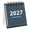 Blue, variant on ZMGEJPW 2027 Compact Desktop Date Calendar,Mini Desk Calendar with Writable Paper Pages,Standing Flip Small Desk Calendar for Write,Short Notes And Daily Tasks,Home Office Supplies(Blue)