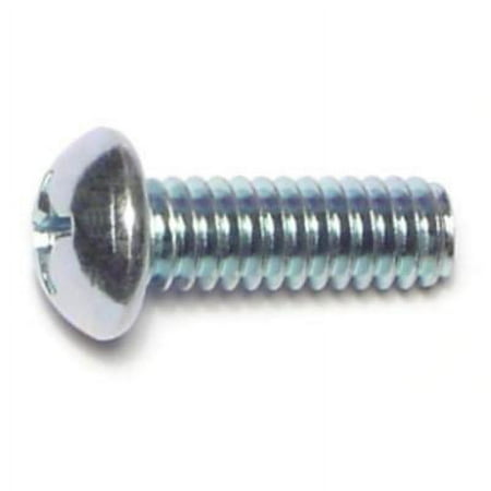 

1/4 -20 x 3/4 Zinc Phillips Round Head Machine Screws MSCRS-511 (30 pcs.)