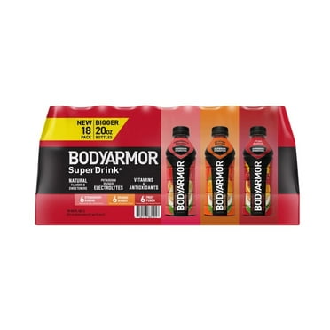BODYARMOR Sports Drink Variety Pack 20 Fluid Ounce (Pack of 18)