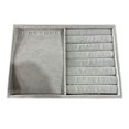 thumbnail image 1 of Wweixi Multi Grid Jewelry Storage Box Neatly Display Rings And Earrings Detachable Inner Grid For More Ice velvet flower Two in one, 1 of 6