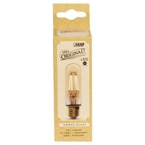 1 Pc, Feit T10 E26 (Medium) Led Bulb Amber 40 Watt Equivalence 1 Pk