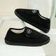 thumbnail image 4 of Zapatos para Casa Hombres Cuero Gamuza Antideslizante Cómodo Cálido Felpa Interior/Exterior Pies Diabéticos Hinchados, 4 of 8