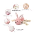 thumbnail image 2 of Plush Dog Toys, Interactive Stuffed Dog Toys with Crinkle Paper, Durable Squeaky Chew Toys for Puppy Small Medium Dogs, Cute Dog ToysRabbit, 2 of 5
