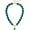 Green, variant on Dark Green Chunky Necklace for Women - Irregular Resin Beaded Statement Choker with Gold Plated Charm, Boho Summer Jewelry