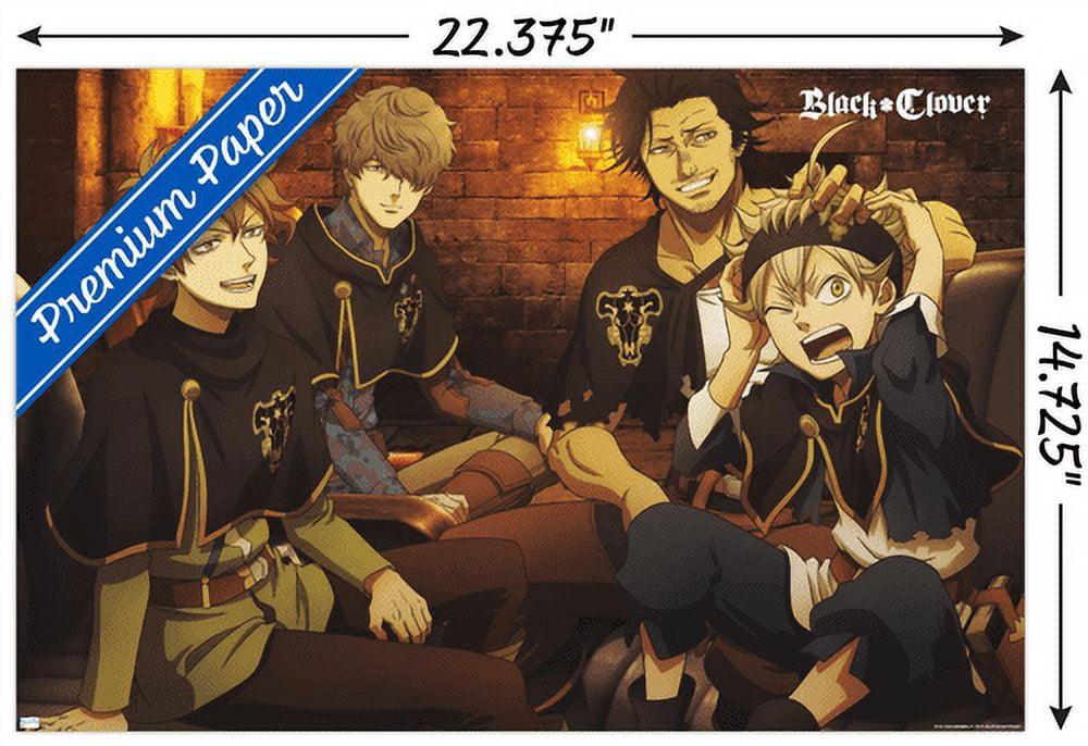 Black Clover - Light Wall Poster, 14.725" x 22.375"