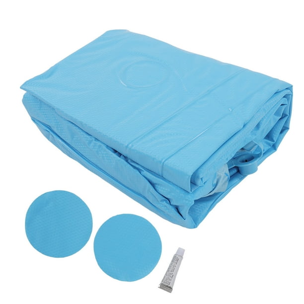 Piscina inflable de dibujos animados para niños, piscina inflable para el hogar, piscina inflable azul