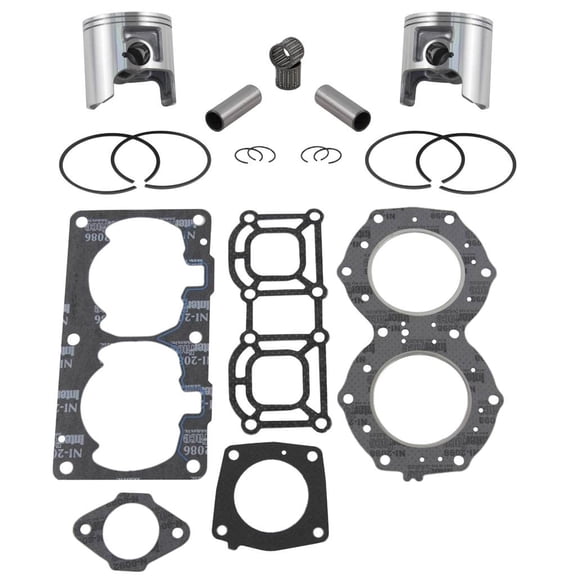 Rebuild Kit 1Mm Over Fits Yamaha 91-93 Lx Vxr 90-93 Super Jet 1995 Vxr 650Cc