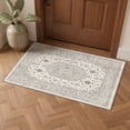 thumbnail image 3 of GENIMO 5'x7' Soft Vintage Diamond Area Rug for Living Room, Machine Washable Non Slip Low Pile Rug for Bedroom Dining Room, MEDINA, 3 of 5