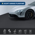 thumbnail image 7 of 7.5*25ft 2mm PVC Garage Floor Mat Roll, Non-Slip Diamond Plate Parking Mat with 33FT Tape for Cars, SUVs & Trucks, Black, 7 of 7