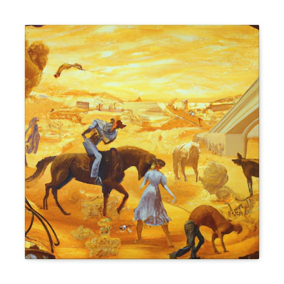 Cattle Ranch Splendor - Canvas
