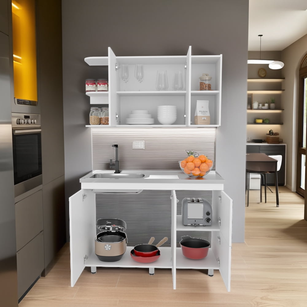 Gallup Sink Kitchen Cabinet, Compact Design with Storage and Sink, Ideal for Kitchens