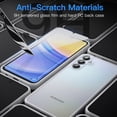 thumbnail image 5 of JETech 3 in 1 Matte Case for Samsung Galaxy A15 5G / 4G 6.5-Inch with 2-Pack Tempered Glass Screen Protector, Translucent Frosted Phone Cover with Camera Protection (Frosted Clear), 5 of 6