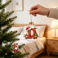 thumbnail image 5 of WWC Letter Christmas Ball Ornament, 2D Acrylic LED Hanging Personalized Letter Ornament, Warm Glowing Christmas Tree Decor for Holiday Party Gift, D, 5 of 6