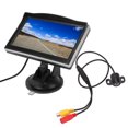thumbnail image 3 of Backup Camera Monitor Kit, Backup Camera System Kit 5in Rearview Monitor V1 V2 Video Input High Definition 12-24V for Vehicles, 3 of 7