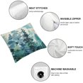 thumbnail image 4 of Acheng  Watercolor Blue Green Tree Pillow Covers  Rustic Style Nature Forest Print Decorative Throw Pillows Winter Christmas Square  Cushion Case for Home Sofa Couch Bed Outdoor White, 4 of 6
