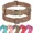 Brown, variant on Jumpress Soft Leather Dog Collar with Quick Release Metal Buckle,Teal Leather Collar for Medium Dogs, M