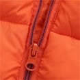 thumbnail image 5 of Generic Kids Light Coat Casual Autumn Winter Toddler Girl Boy Long Sleeved Hooded and Down Padded Jackets for Outdoors Fashion Lightweight Clothing(4-5 Years,Orange), 5 of 7