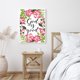 thumbnail image 5 of Cuadros Decorativos DIY completo taladro redondo diamante pintura flor y letra hecho a mano habitación decoración arte Likrtyny embutido en tela, 5 of 9