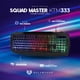 thumbnail image 3 of Kit Teclado y Mouse Gamer Balam Rush Alámbrico USB LED Negro BR-936293, 3 of 5