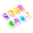thumbnail image 3 of 8 unids / set pegatinas de uñas deslumbrantes Aurora papel de transferencia colorido Color cara MABOTO Etiqueta engomada del clavo, 3 of 7