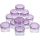 thumbnail image 2 of 12pcs Plastic Cream Containers with Lids – Refillable Small Square Face Cream Jars for Travel Cosmetic Storage – Lightweight and Compact Design, 2 of 4