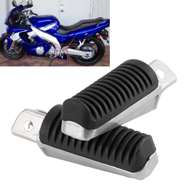 Front Foot Pegs Footrest Pedal, Anti-corrosion and Rugged Stylish Appearance Motorcycle Floorboards for Motorcycle