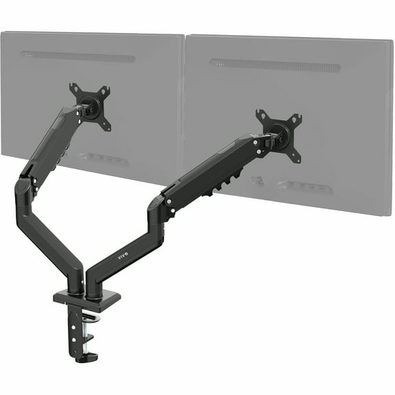 VIVO Black Dual 13" to 30" Computer Monitor Counterbalance Desk Mount Stand