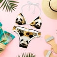 thumbnail image 6 of Panda Sunflower Stylish Swim Suits Bikini Set: Detachable Sponge, Adjustable Strap, Two-Pack - Ideal for Beach and Pool %{scenes, 6 of 6