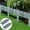 Gray, variant on Garden Fence Border,Imitation Stone Garden Fence,Garden Edging Border,Faux Stone Edging with Easy Installation,10IN 12-Pack Landscape Border(Black)