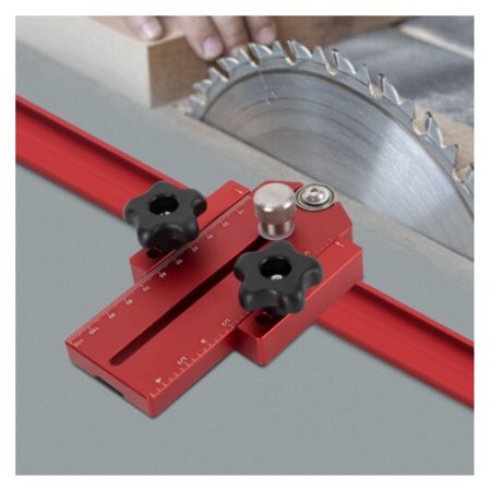 

ZHOUJIA Extended Thin Rip Jig Table Saw Jig for Repeat Narrow Strip Cuts Works