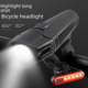 thumbnail image 3 of Faros delanteros de bicicleta de largo alcance y brillantes, equipo de conducción, luces de bicicleta de montaña, carga, conducción nocturna, luces de advertencia delanteras LED, 3 of 5